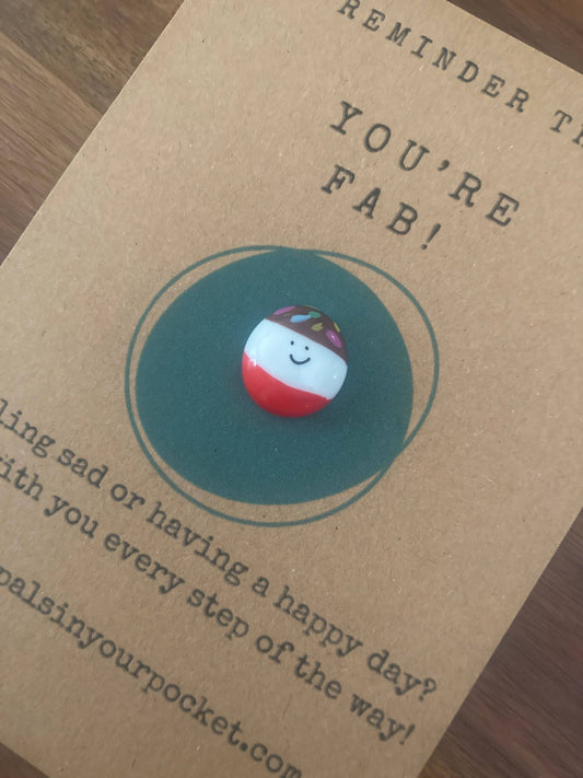 Fab Lolly Of Positivity Reminder & Greeting Charm