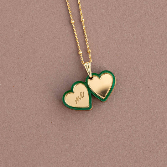 I Heart Me Open Locket Necklace
