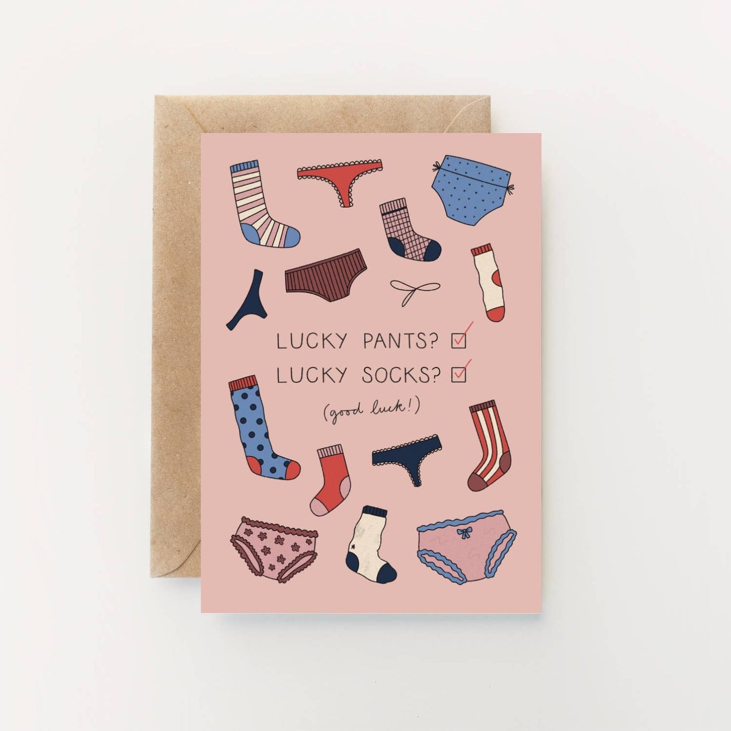 Lucky Pants Good Luck Card