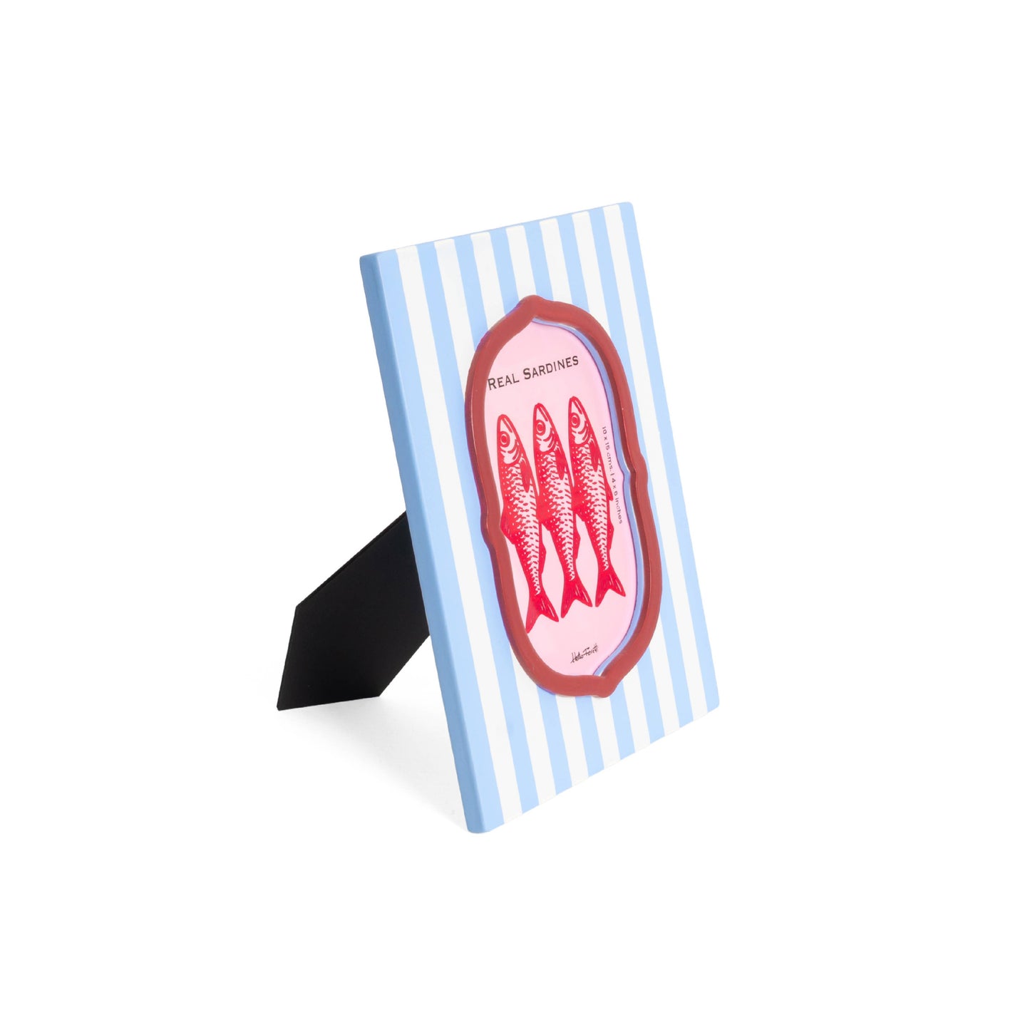 Helio Ferretti Menorca Photo Frame | Blue Striped Frame