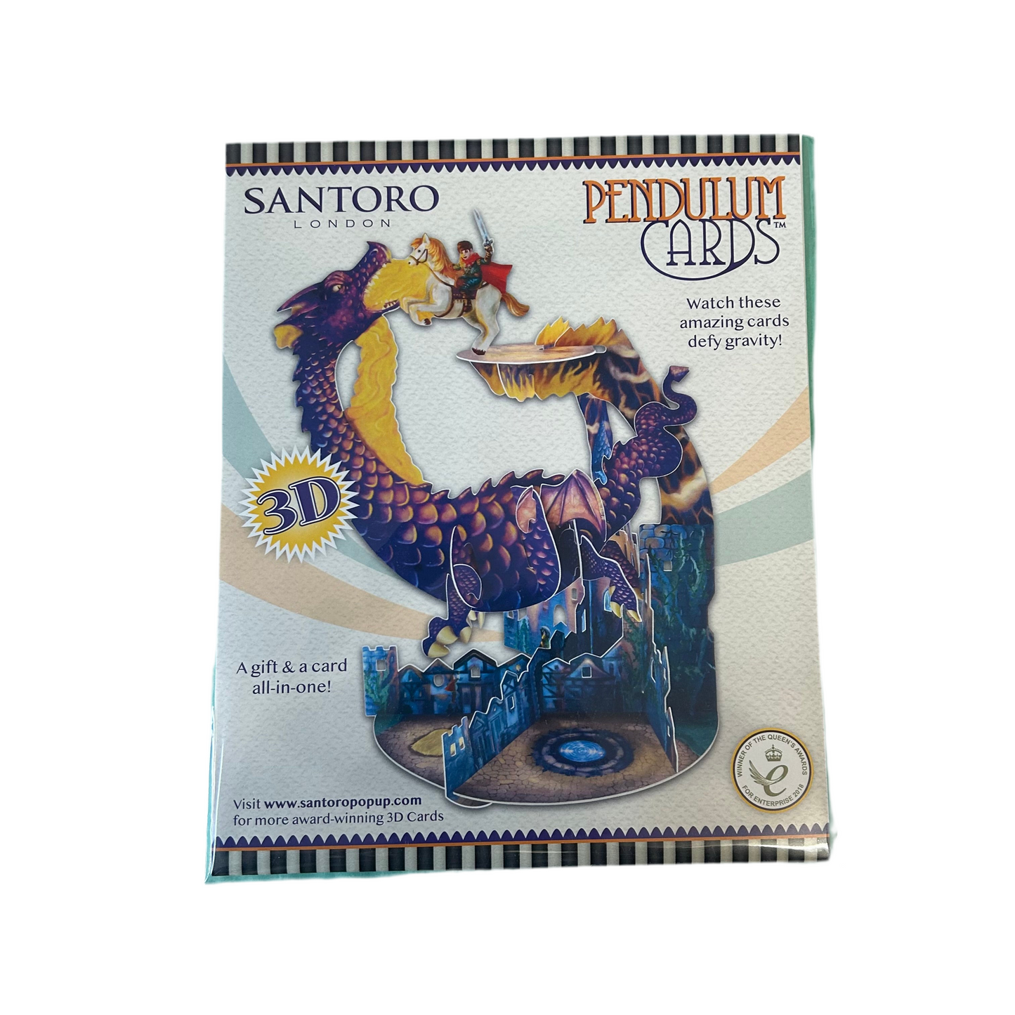 Dragon & knight pendulum card