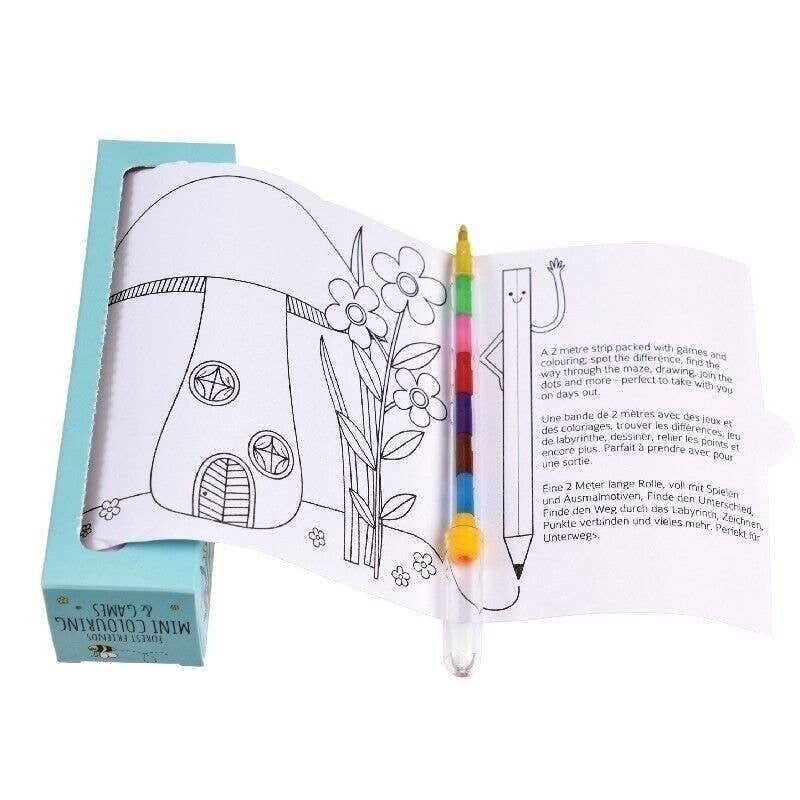 Mini Colouring And Games - Forest Friends