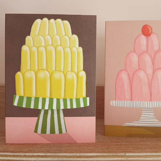 'Lemon Jelly!' - Illustrated Pudding Card