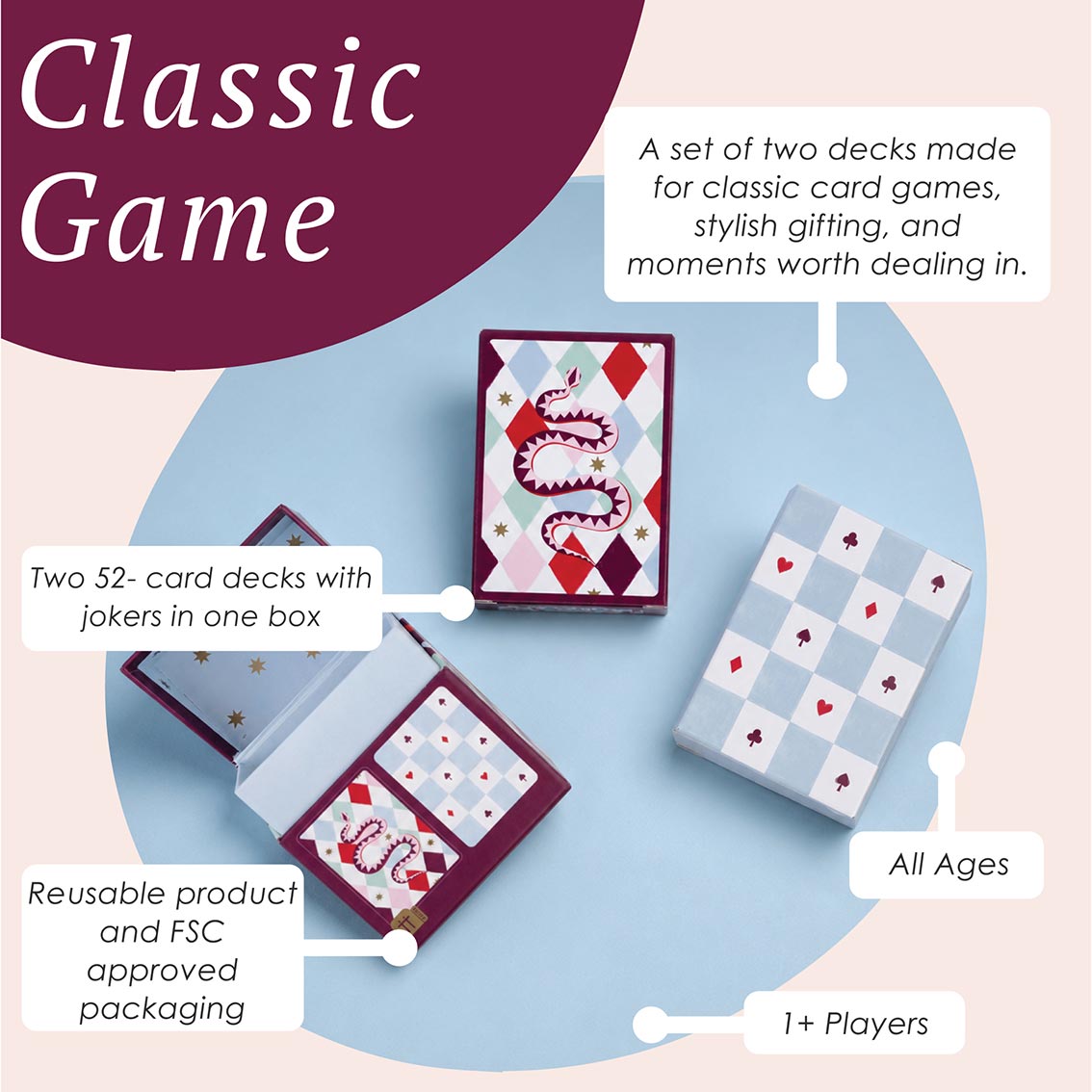 Bon Chance Playing Cards - Two decks