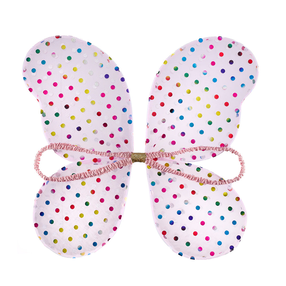 Rainbow Spotty Fairy Wings