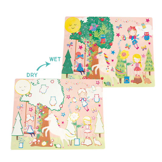 Magic Water Placemats - Rainbow Fairy