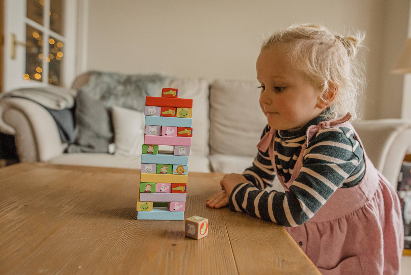 Animals Tumbling Tower