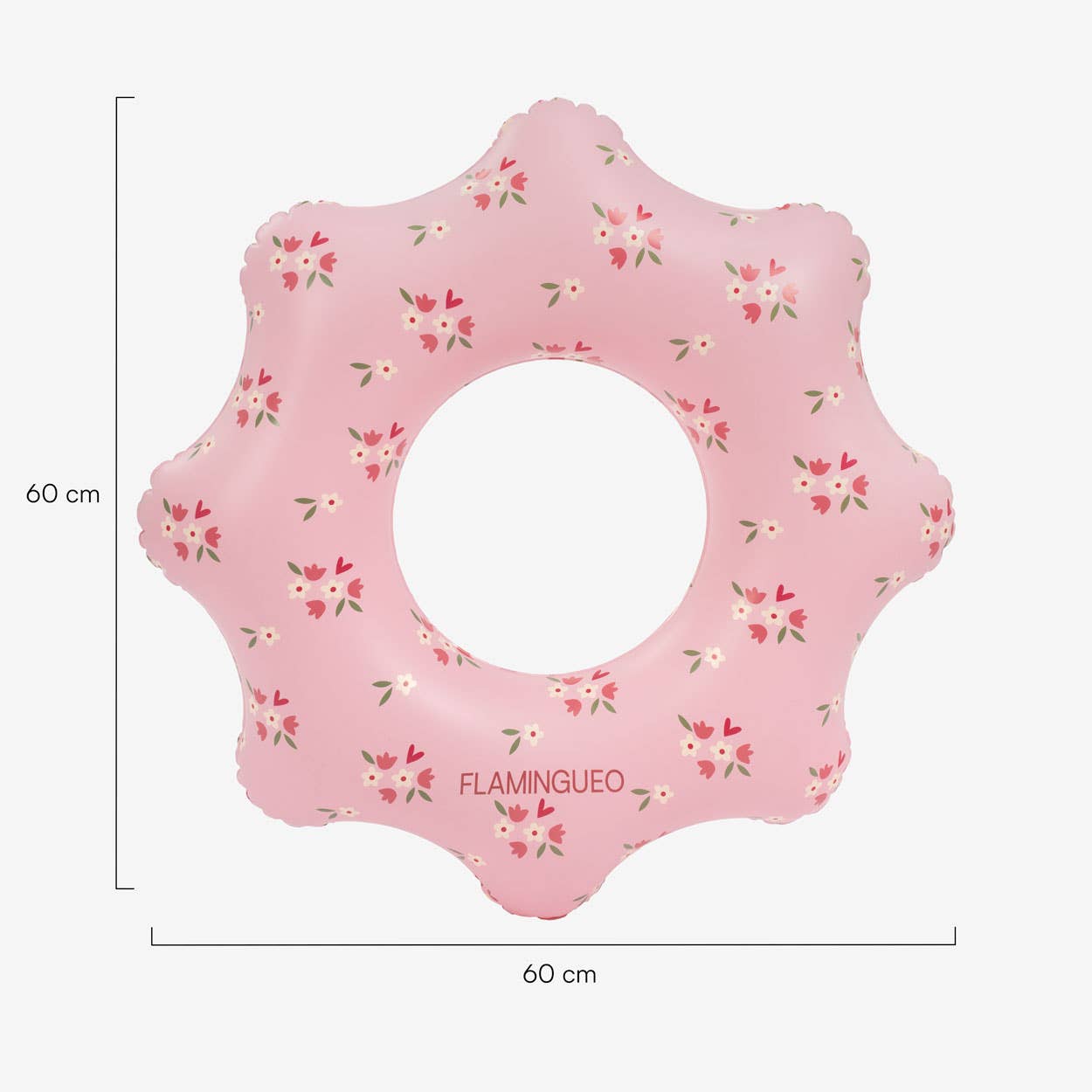 Children's donut float with wavy shape
