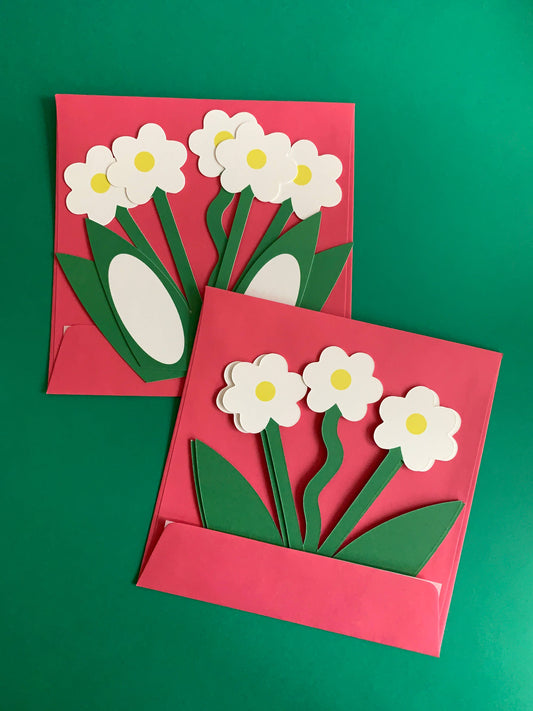 Standing 3D Daisy Floral Bloom Everyday Greeting Card