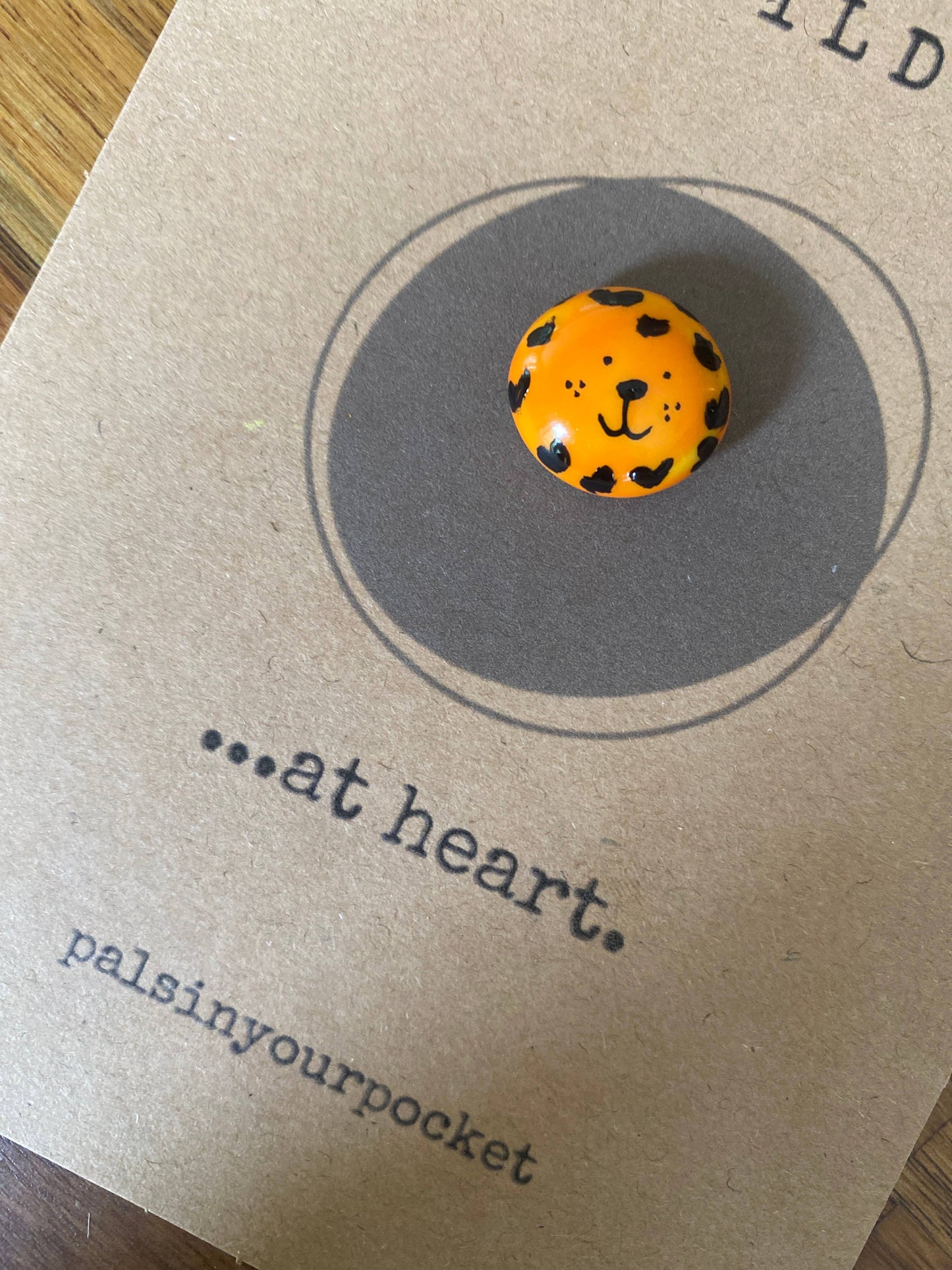 Wild at heart - tiger charm. Small gifting. Keepsake