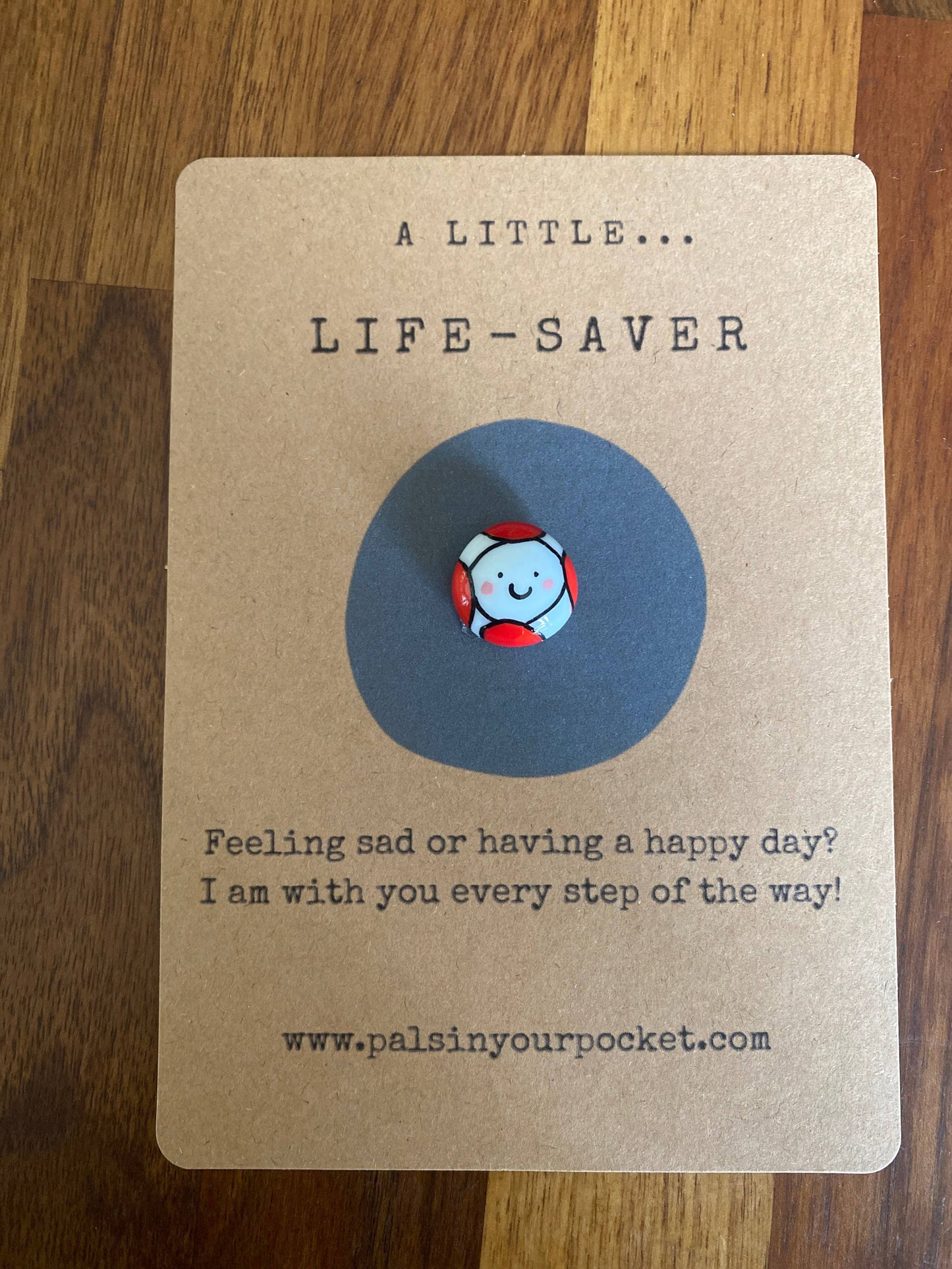 Life ring. Ocean. Best friend gift. Pocket charm.