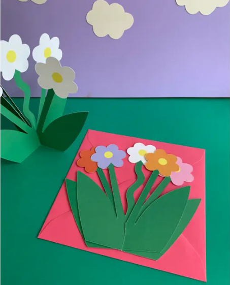 Standing 3D Daisy Floral Bloom Everyday Greeting Card