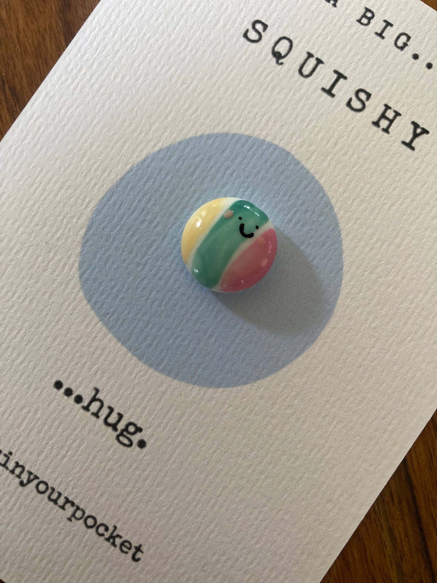 Squishy hug. Pocket hug. Easter gift.