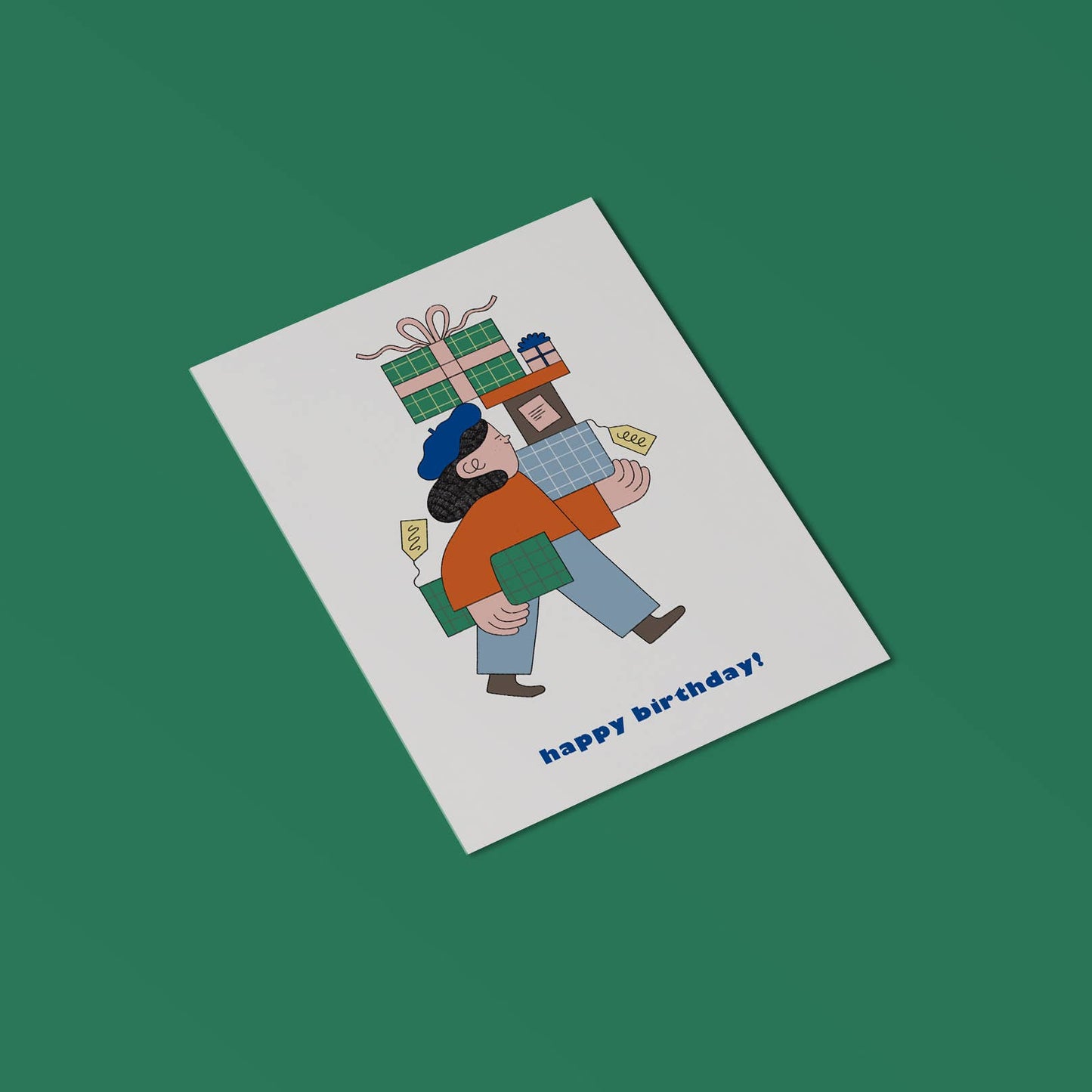 Happy Birthday Presents Greetings Card