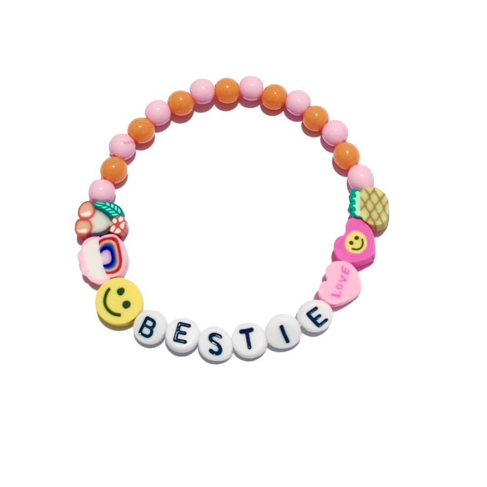 BESTIE WITCH, BESTIE BRACELET, PINK ENVELOPE Card