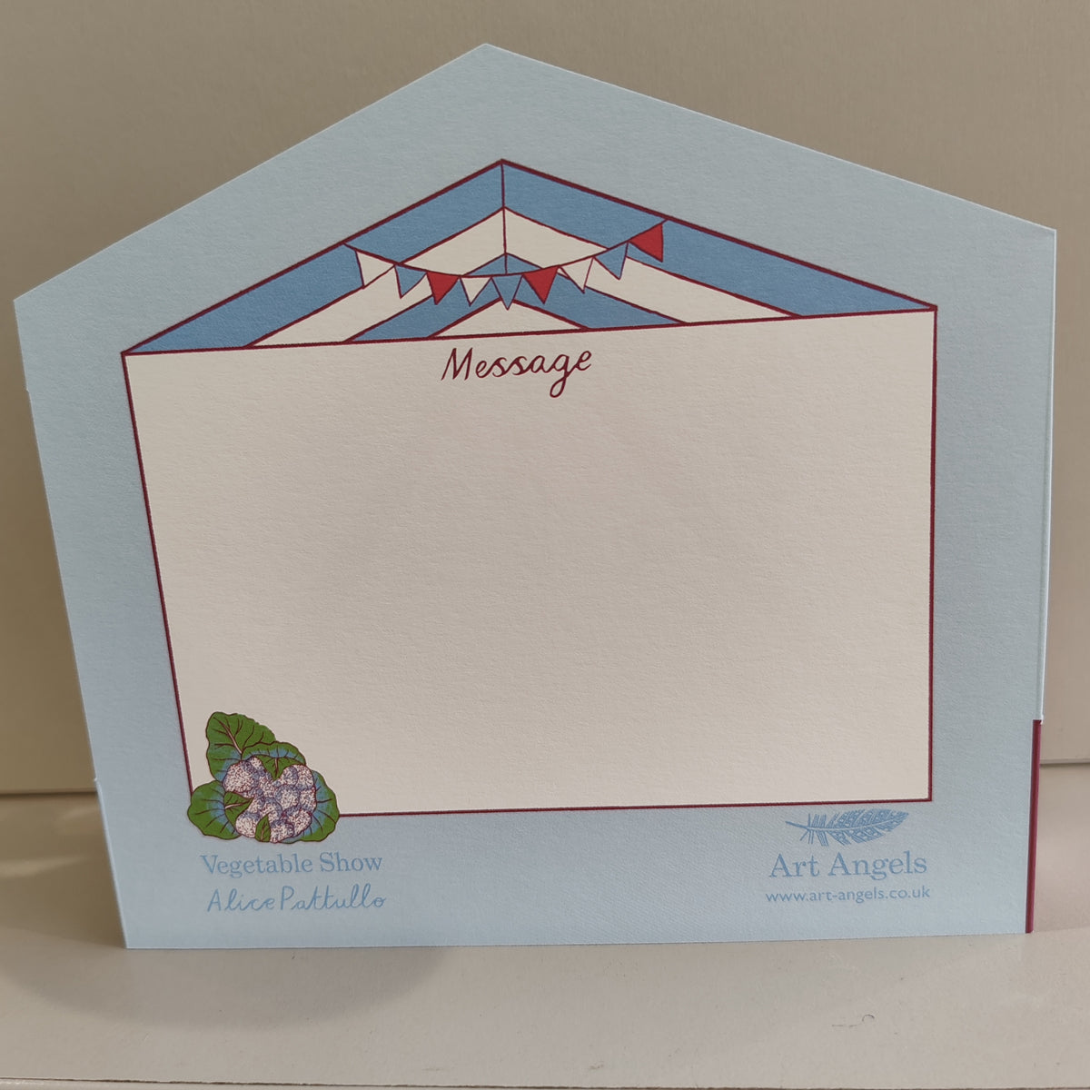 Gardener vegetable show greeting card