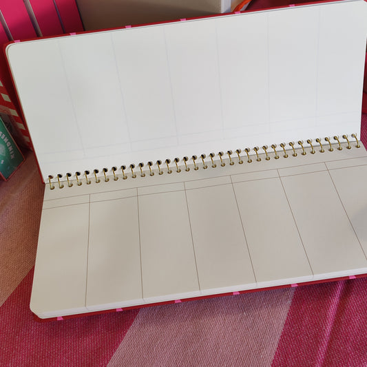 Weekly planner notebook