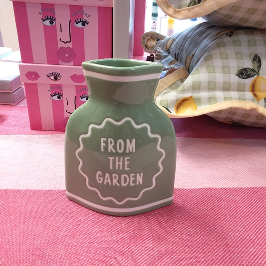 Ceramic Bud Vase, From the Garden or Blooming Marvellous