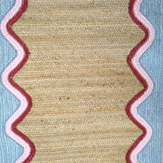 Sky Wave Jute Rug