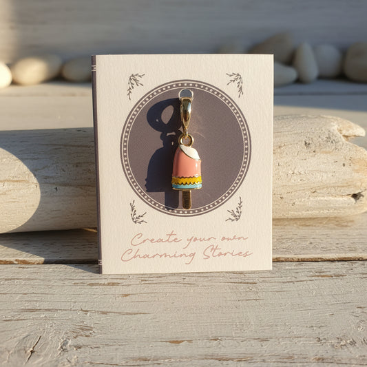 Enamel Ice Lolly clip on charm