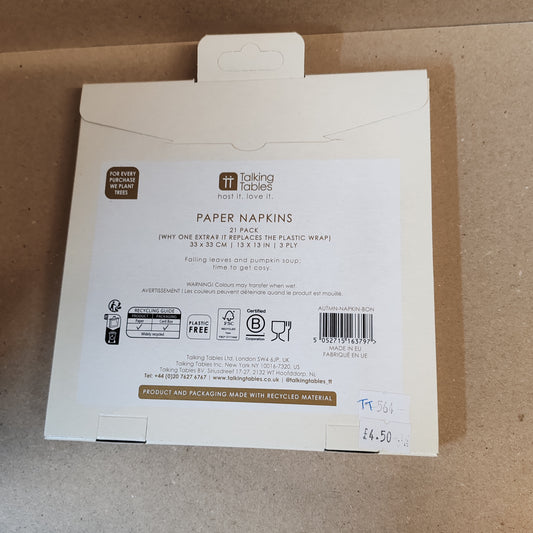 Hot chilli paper napkins