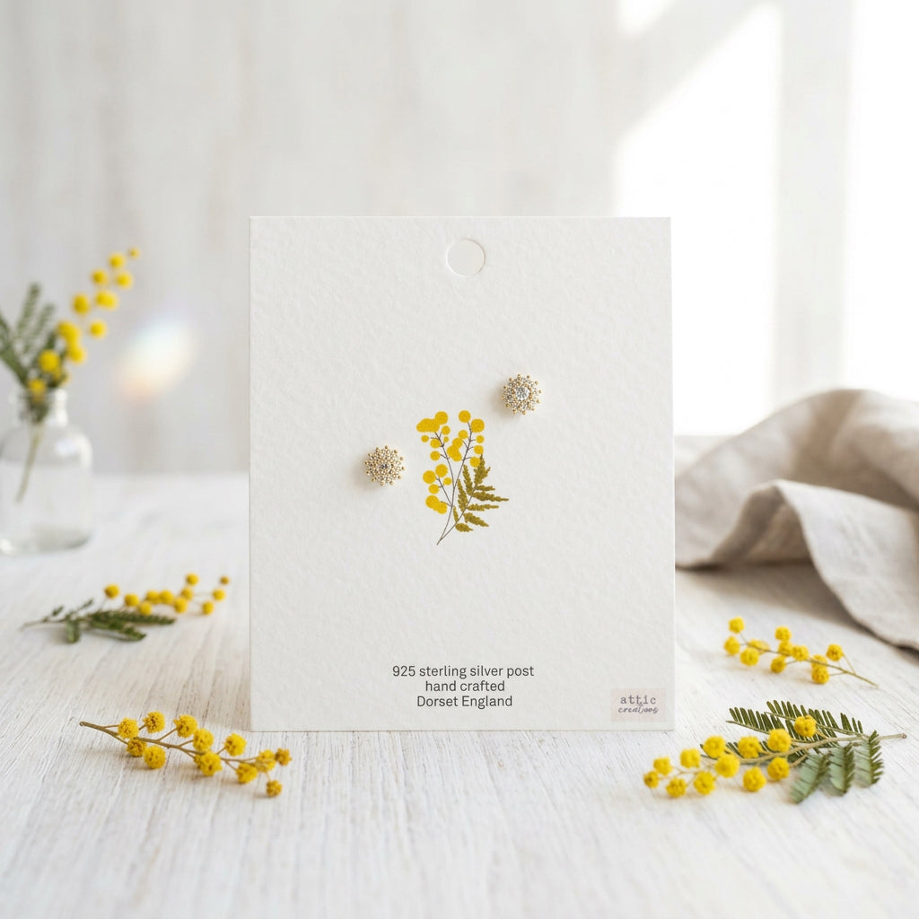 Sunray Sparkle Earrings - Gold