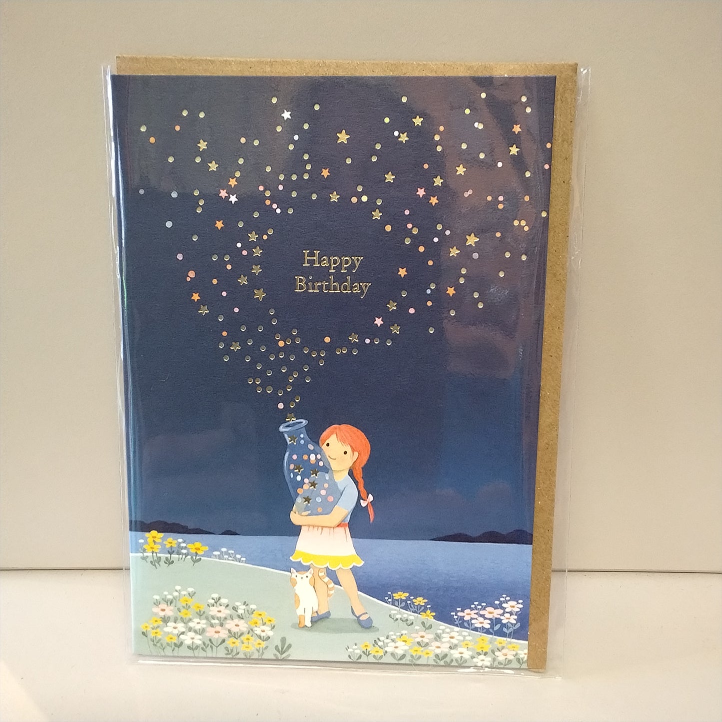 Star Bottle Greeting Card