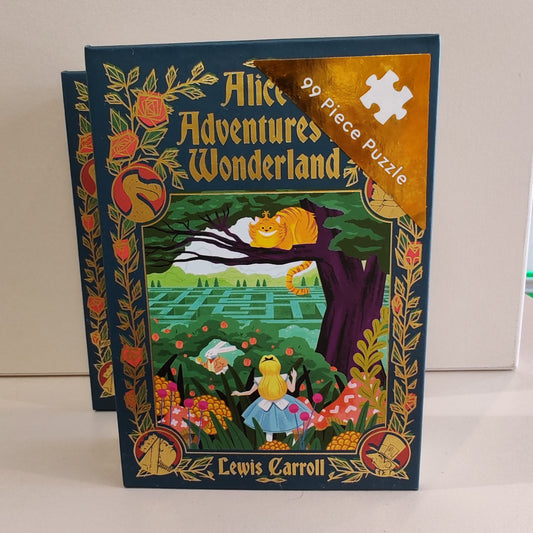 Mini 99 piece puzzle. Alice's adventure in wonderland.