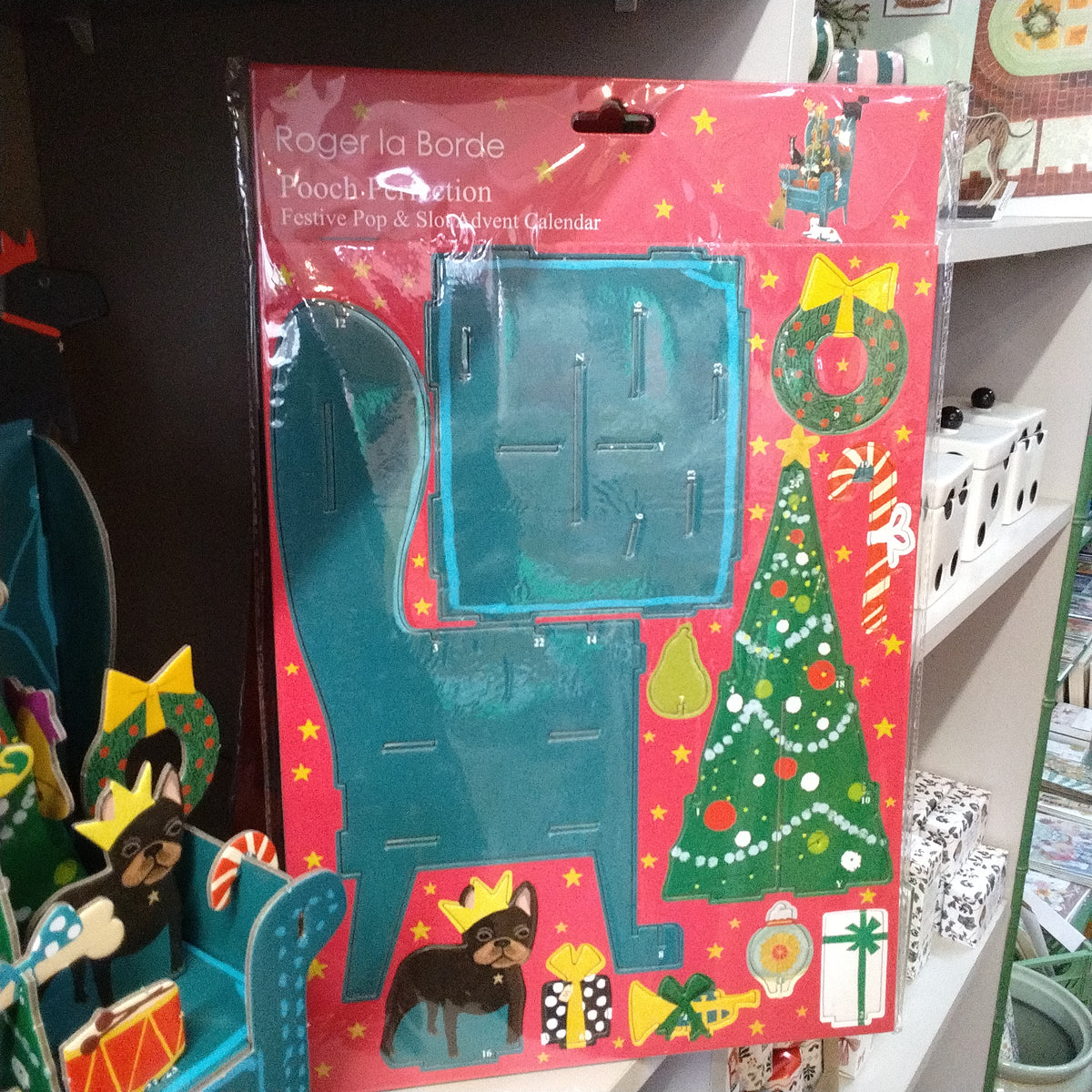 Pooch Perfection Pop and Slot advent calendar.