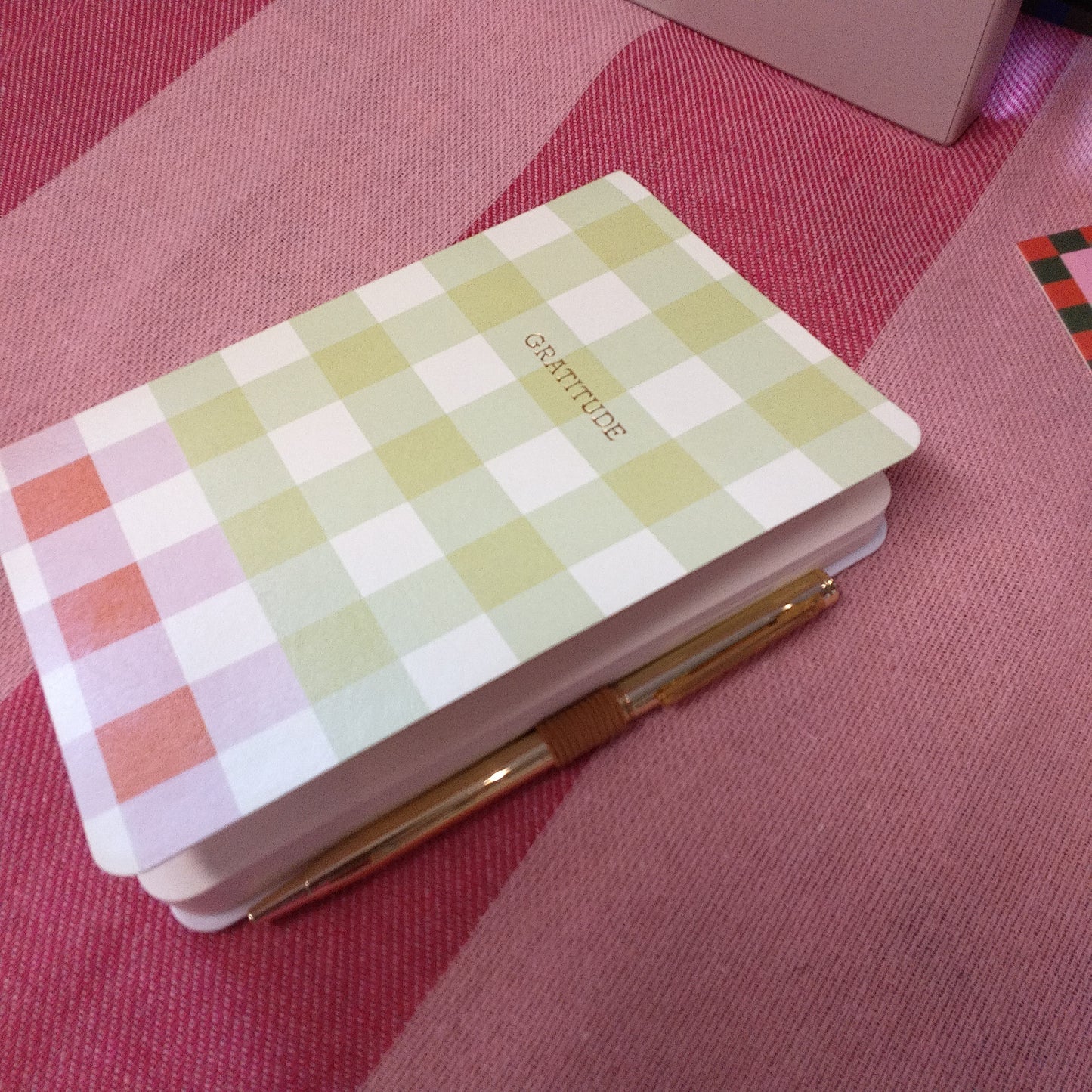 Gratitude journal picnic