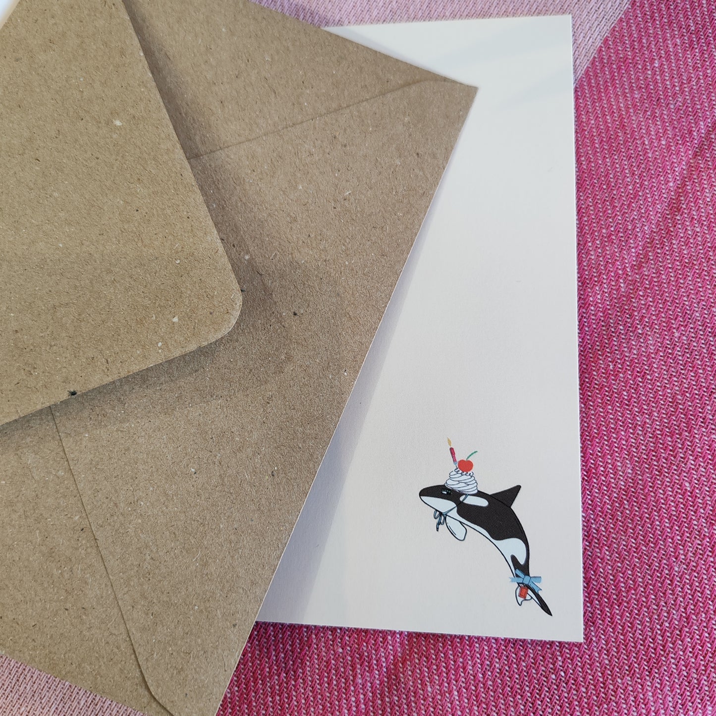 Whale birthday card
