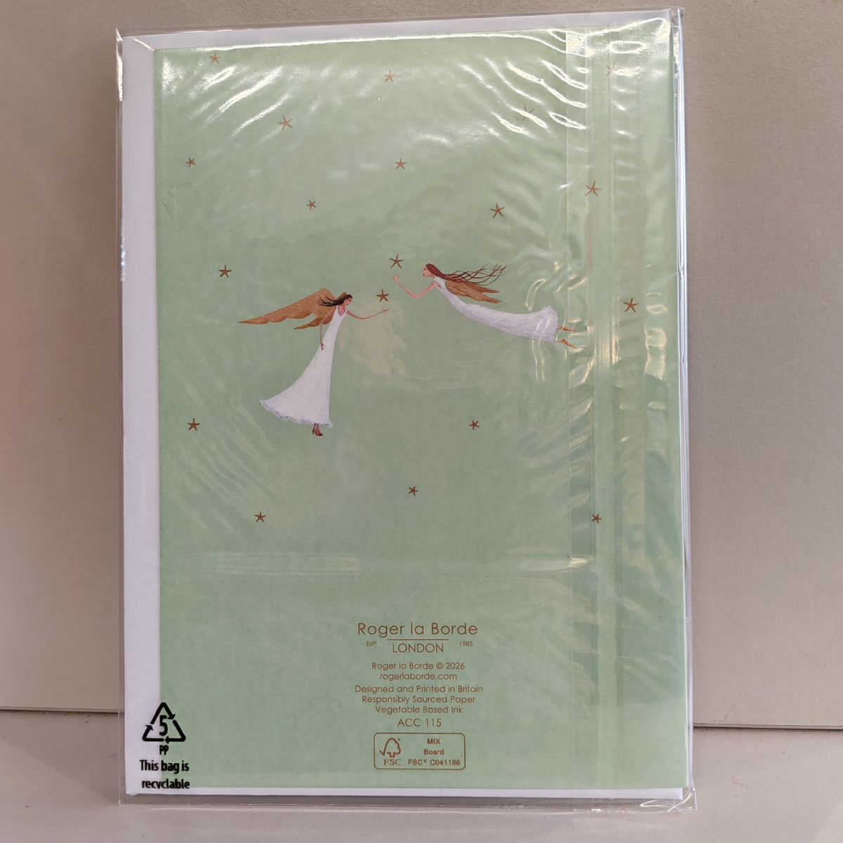 Angel Trees Advent calendar Greeting card