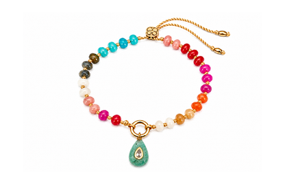 Zaha Tropical Gold Charm Carrier Bracelet