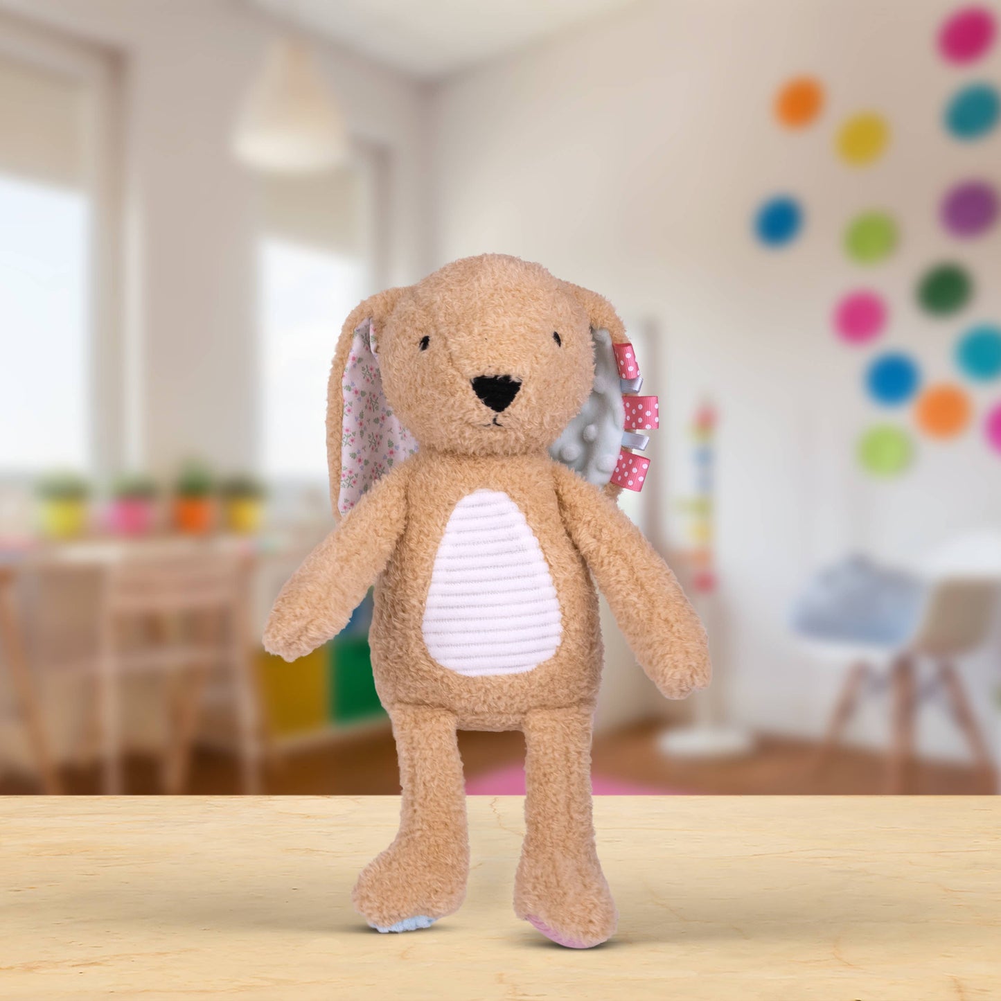 Snuggables Medium Plush Rabbit with Cloth Book