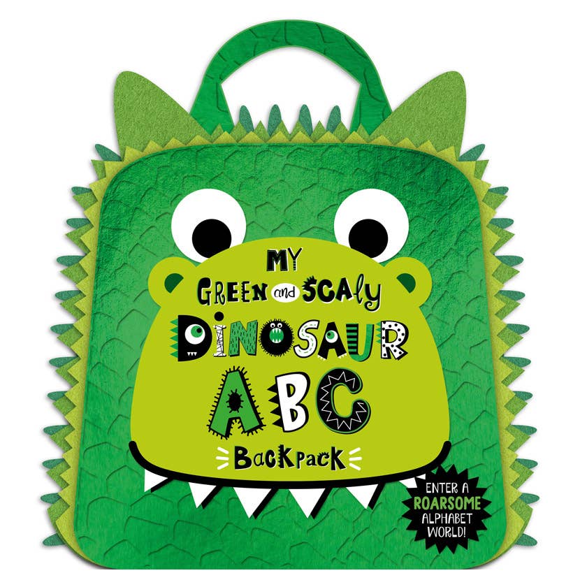 My Green and Scaly Dinosaur Backpack