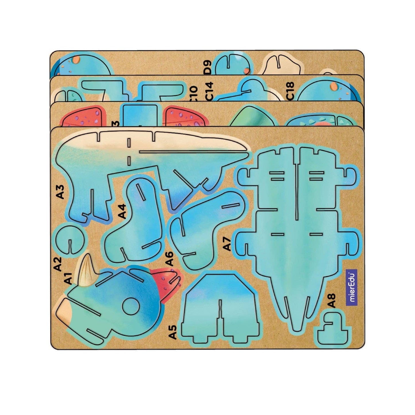 ME Build N Sound 3D Puzzle Triceratops