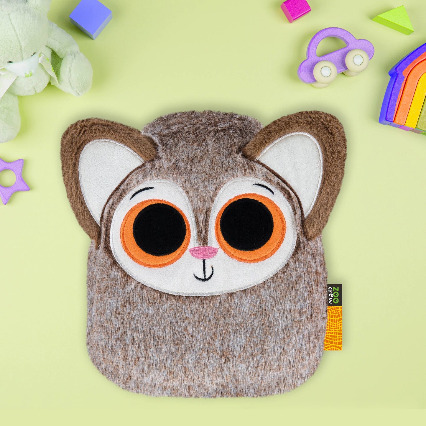 Zoo Crew Cuddly Lined Notebook Bush Baby