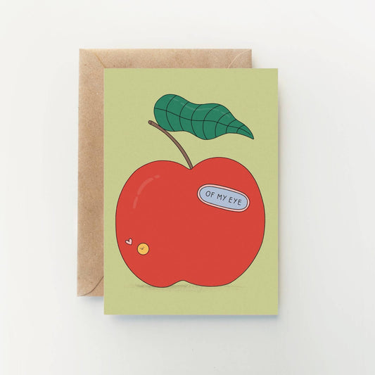 Apple of my Eye Greetings Card