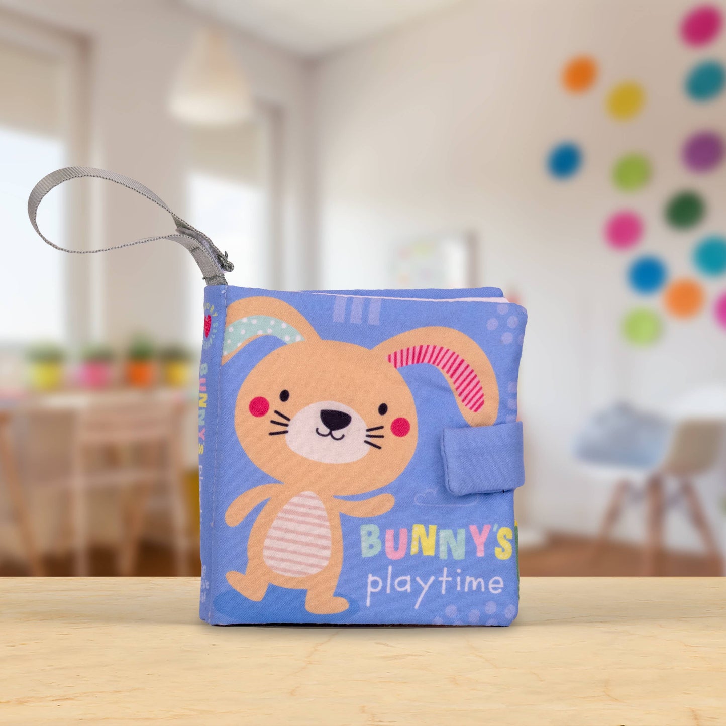 Snuggables Medium Plush Rabbit with Cloth Book
