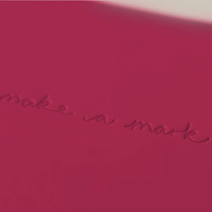 Notebook A5 Recycled Leather Lined Paper Pink