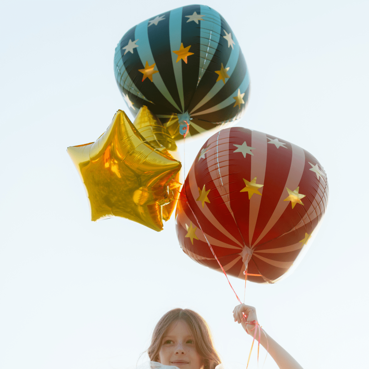 Partydeco Red Starry Ball Foil Balloon –  75 cm
