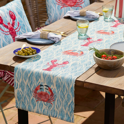 Abersoch Crab Outdoor Cushion Marine