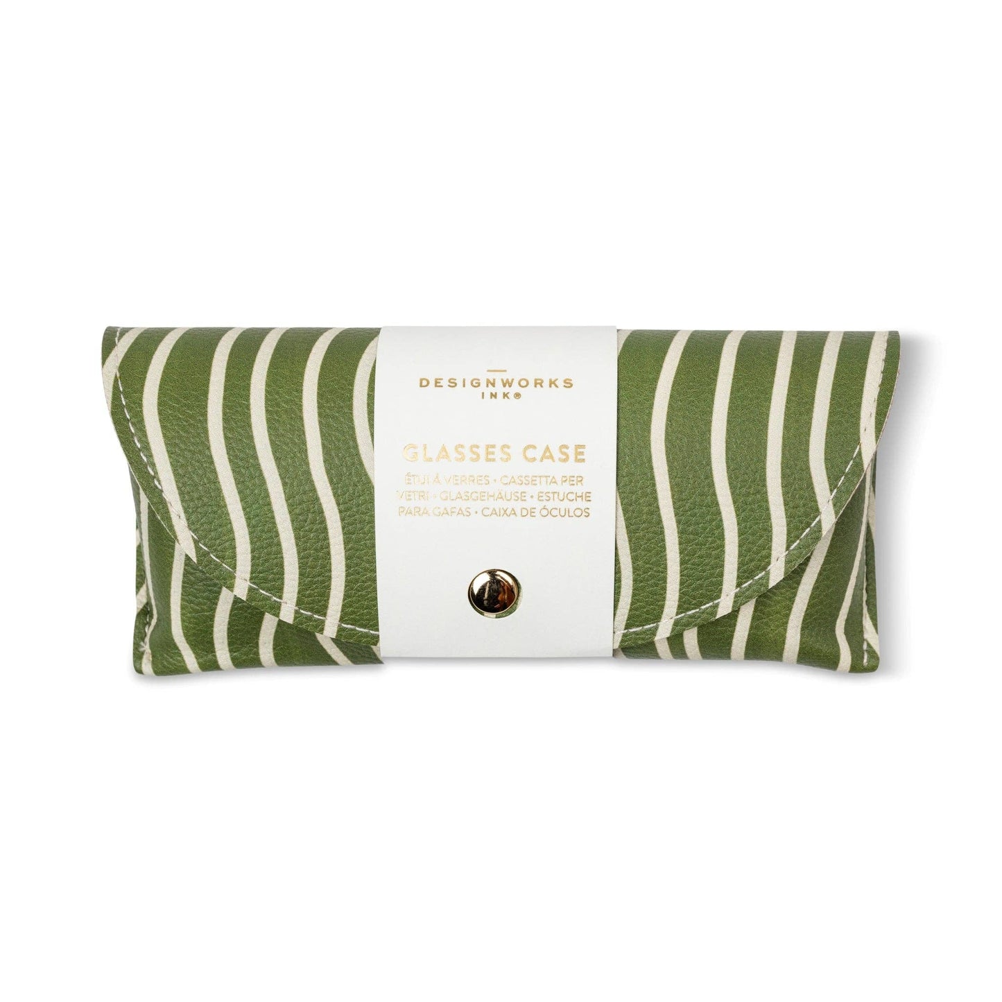 Designworks Ink Printed Glasses Case - Wavy Stripe