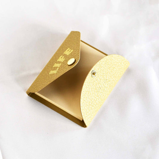 [LIFE] Index Sticky Memo Notes in Mini Pouch - Beige