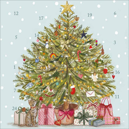 Christmas Tree Advent Card