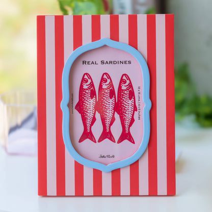 Helio Ferretti Lanzarote Photo Frame | Striped Photo Frame