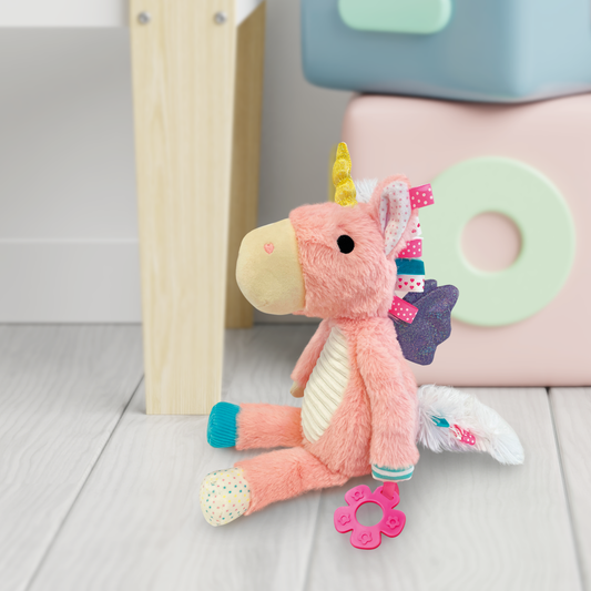 Sensory Snuggables Large Unicorn Plush (polybag/swingtag)
