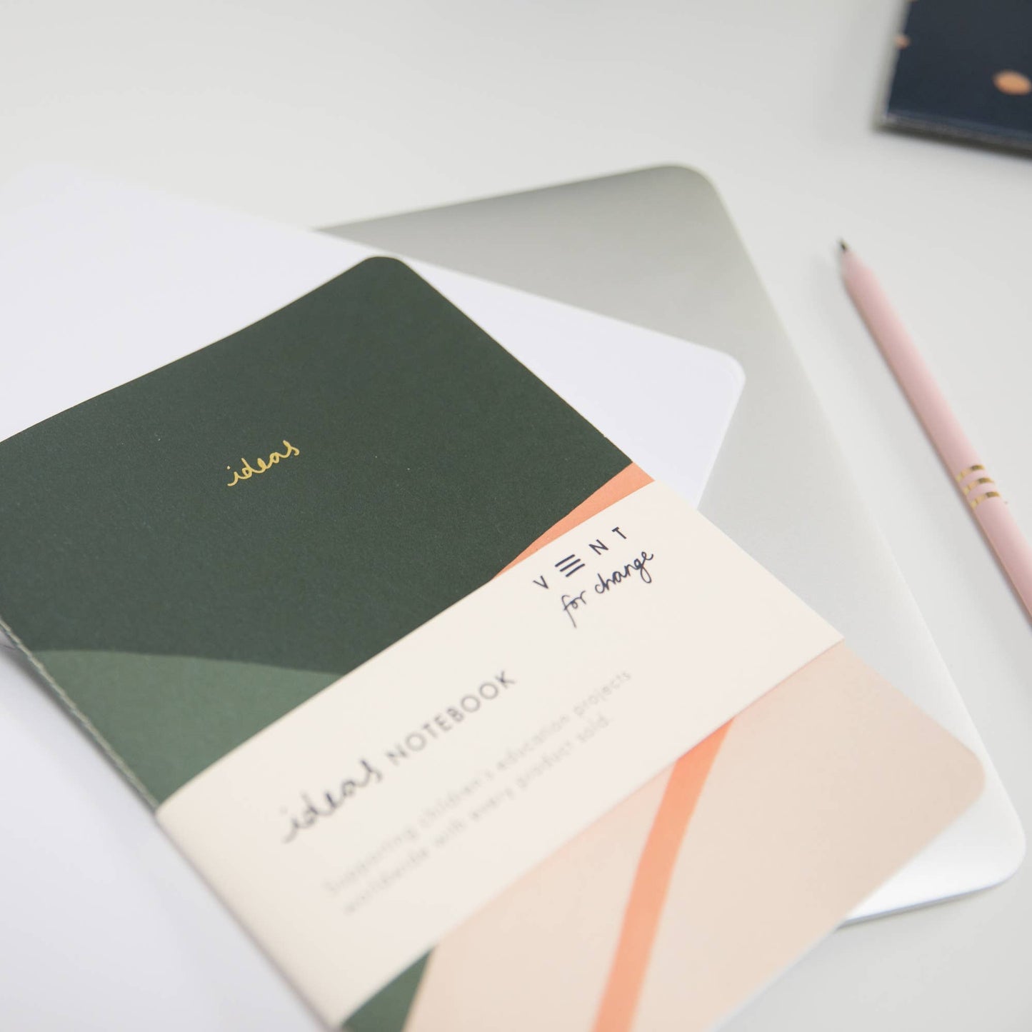 Notebook A5 Recycled & Sustainable Lined Paper Ideas - Green