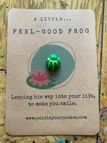 Worry Pet Rock For Stress & Anxiety Relief - Frog