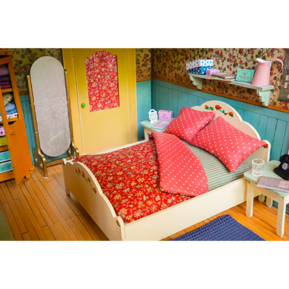 Kids DIY Dollhouse Furniture Kit - Bedroom (Scale 1:12)